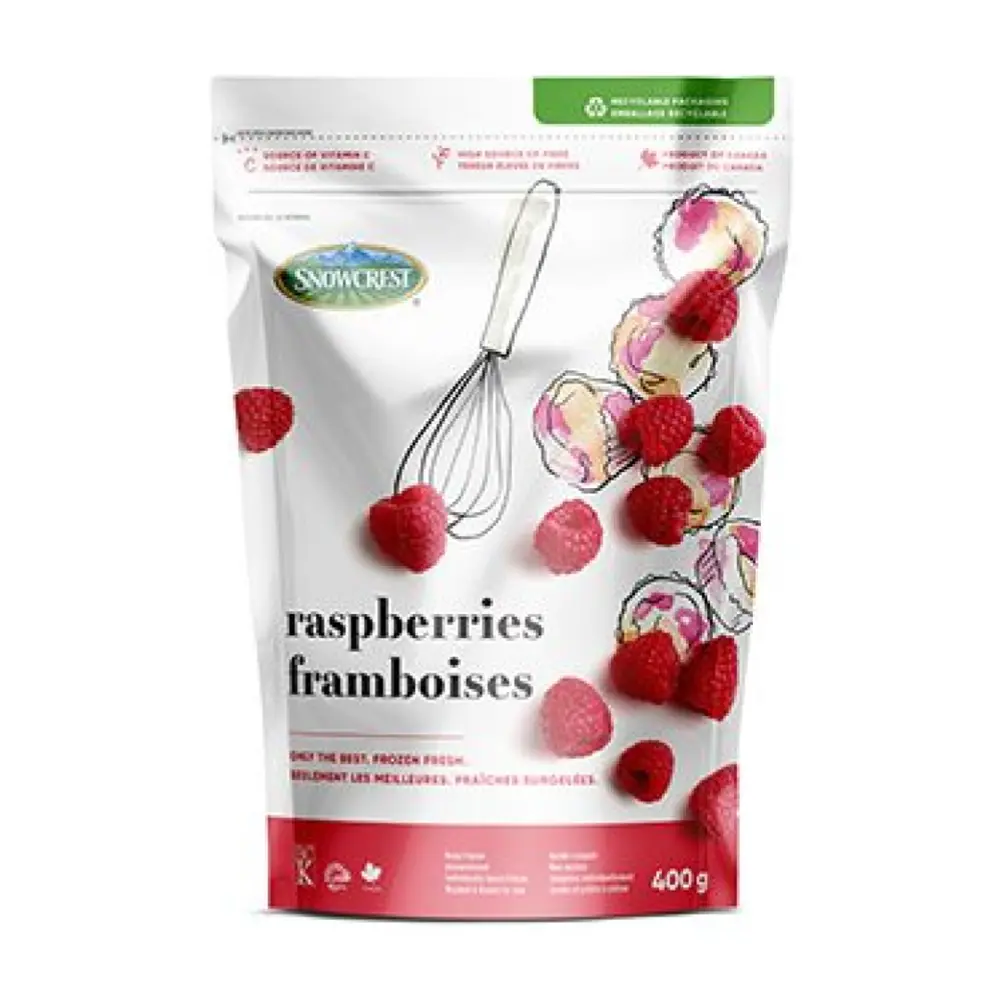 Phúc Bồn Tử/Mâm Xôi Đông Lạnh, Frozen Fresh Raspberries (400g) - SNOWCREST