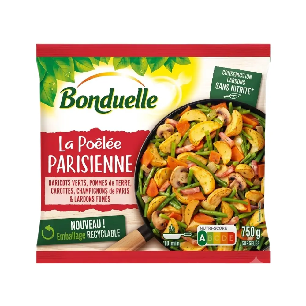 Rau Củ Hỗn Hợp Đông Lạnh, La Poêlée Parisienne (750g) - BONDUELLE