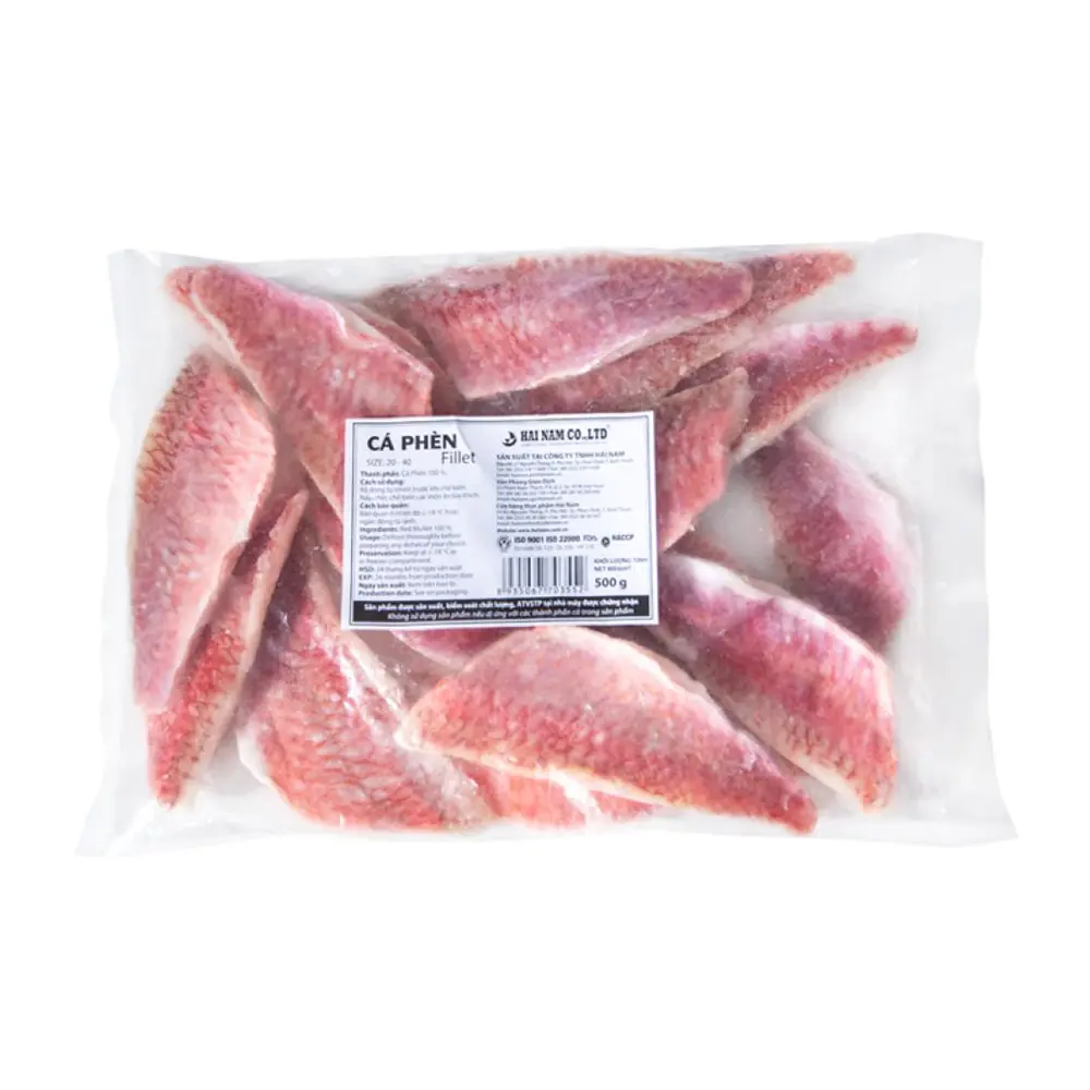 Cá Phèn Phi Lê, Goatfish Fillet, Size 20-40 (500g) - HAINAMFOODS