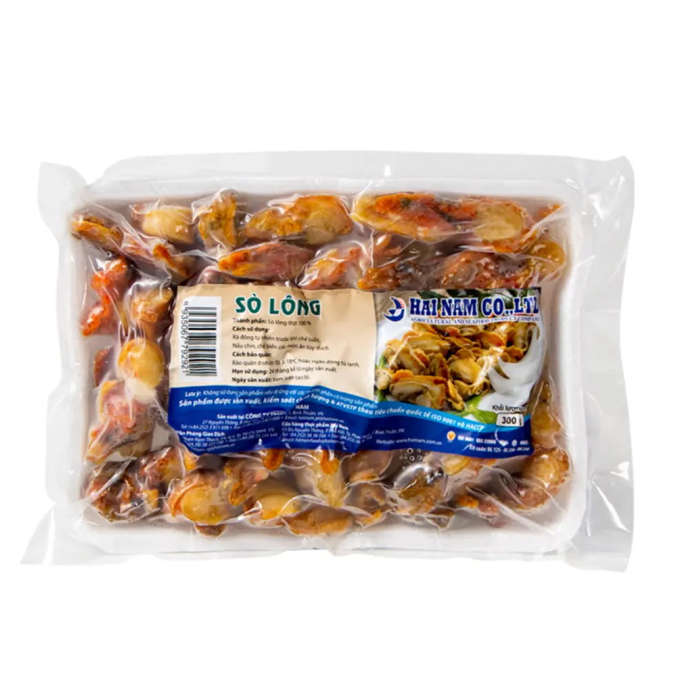 Sò Lông Thịt Trụng, Frozen Half Crenate Ark Meat (300g) - HAINAMFOODS