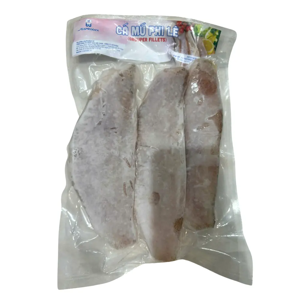 Cá Mú Phi Lê, Grouper Fillets, Size 100/200 (425g) - SEAPRODEX