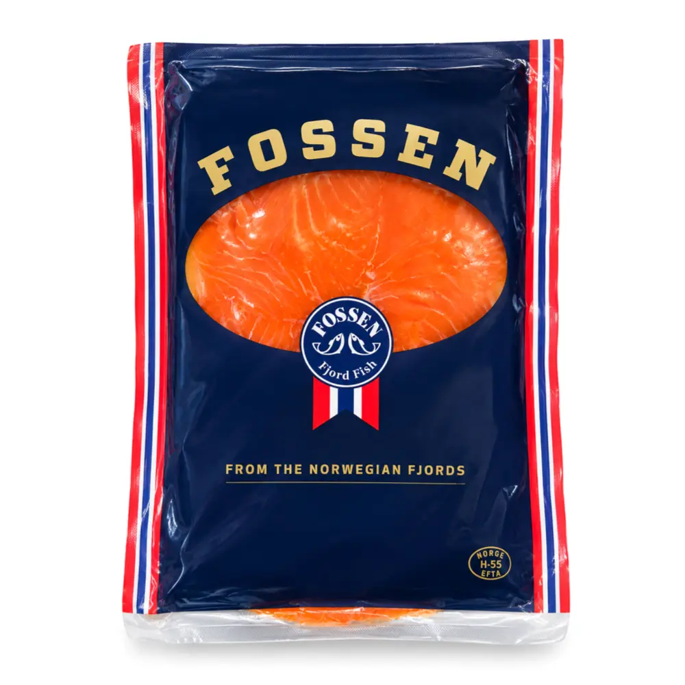 Cá Hồi Xông Khói Cắt Lát, Smoked Salmon (250g) - FOSSEN FJORD FISH