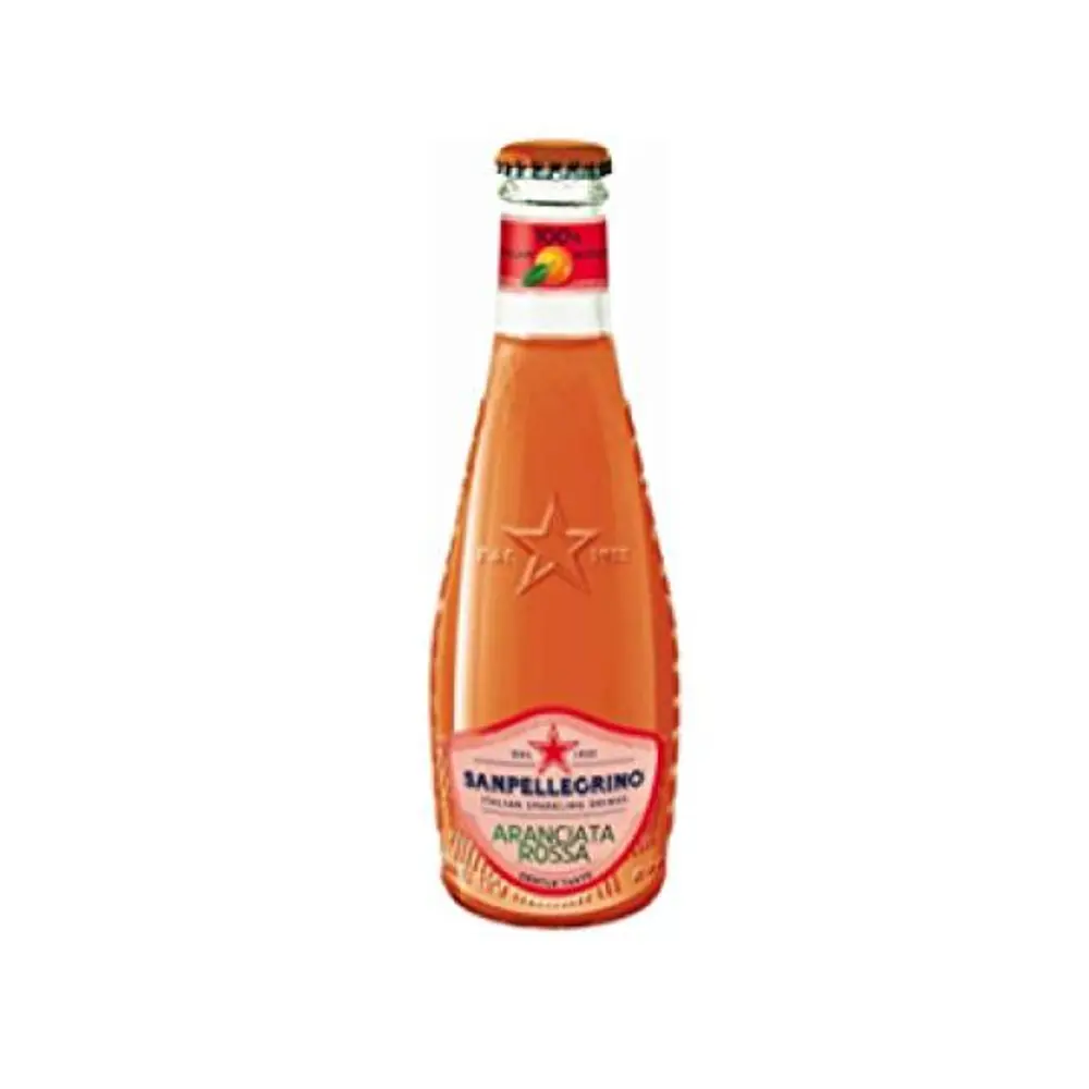 Nước Cam, Italian Sparkling Drinks, Aranciata Rossa (200ml) - SAN PELLEGRINO