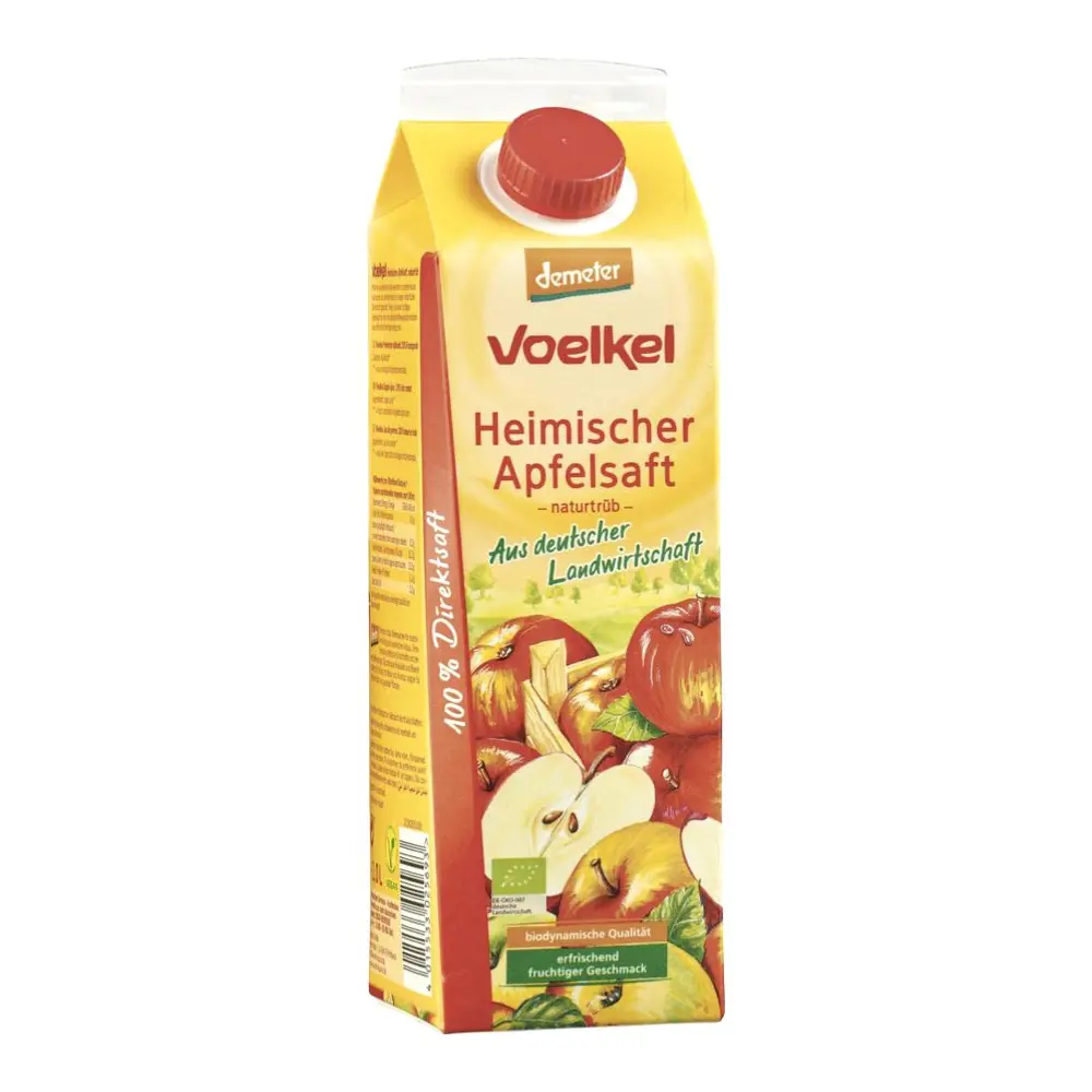 Nước Ép Táo Hữu Cơ, Heimischer Apfelsalf (1L) - VOELKEL
