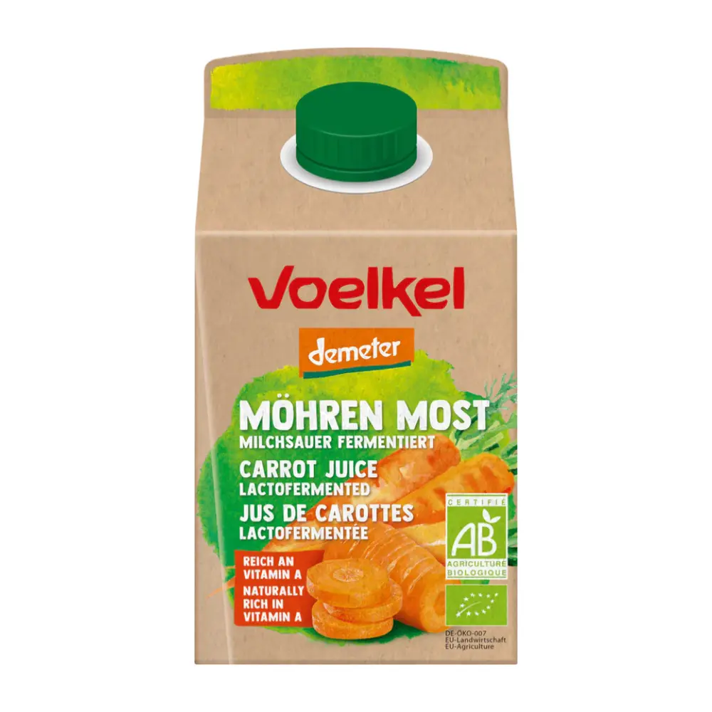 Nước Ép Cà Rốt Hữu Cơ, Organic Carrot Juice, Mohren Most (0.5L) - VOELKEL