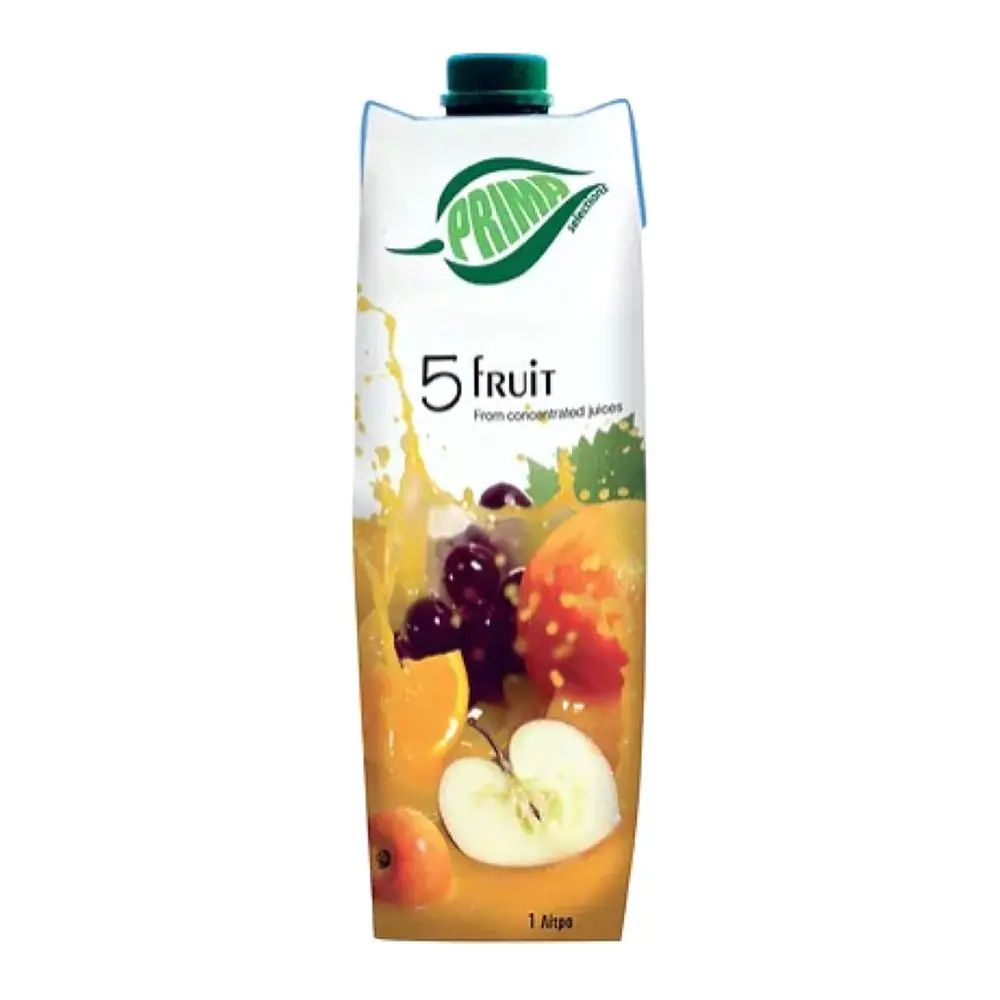 Nước Ép Hỗn Hợp 100%, 5-Fruit Cocktail Juice 100% (1L) - PRIMA