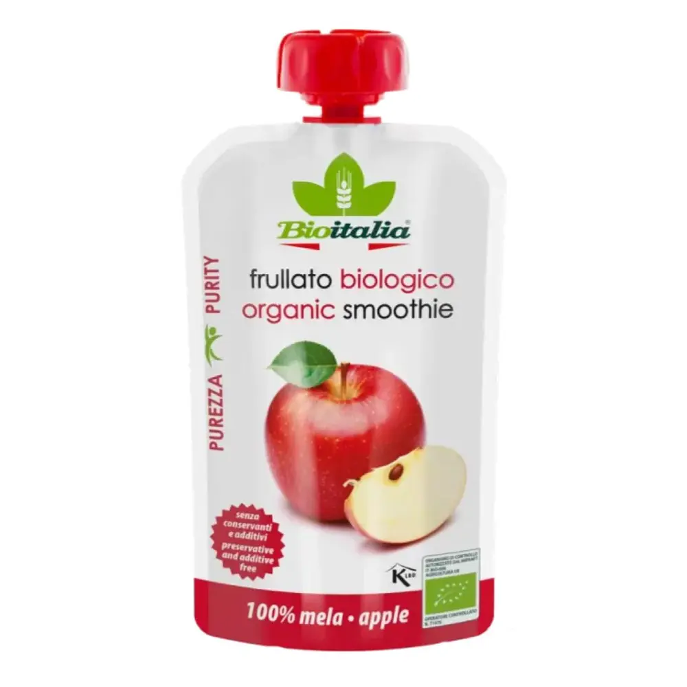 Sinh Tố Táo Hữu Cơ, Organic Smoothie, 100% Apple (120g) - BIOITALIA