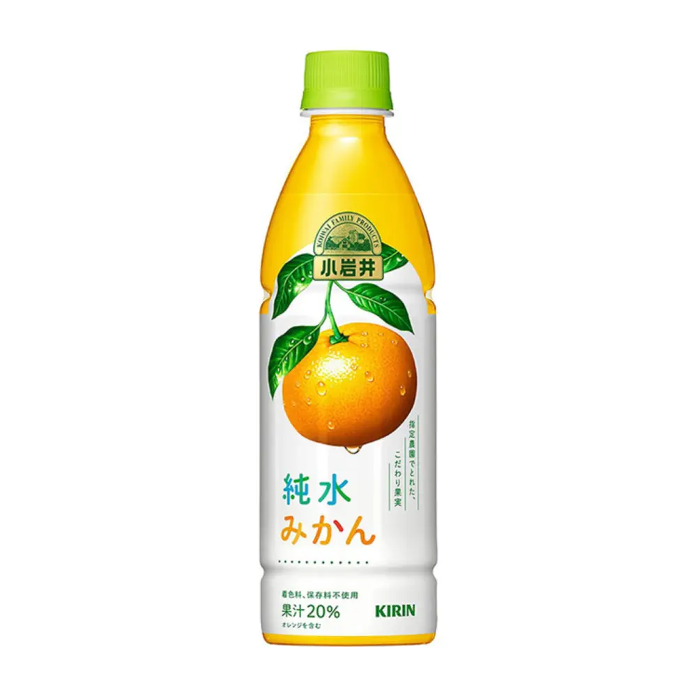 Nước Ép Quýt Nhật Bản Nguyên Chất, Koiwai Pure Mandarin Orange Juice (430ml) - KIRIN