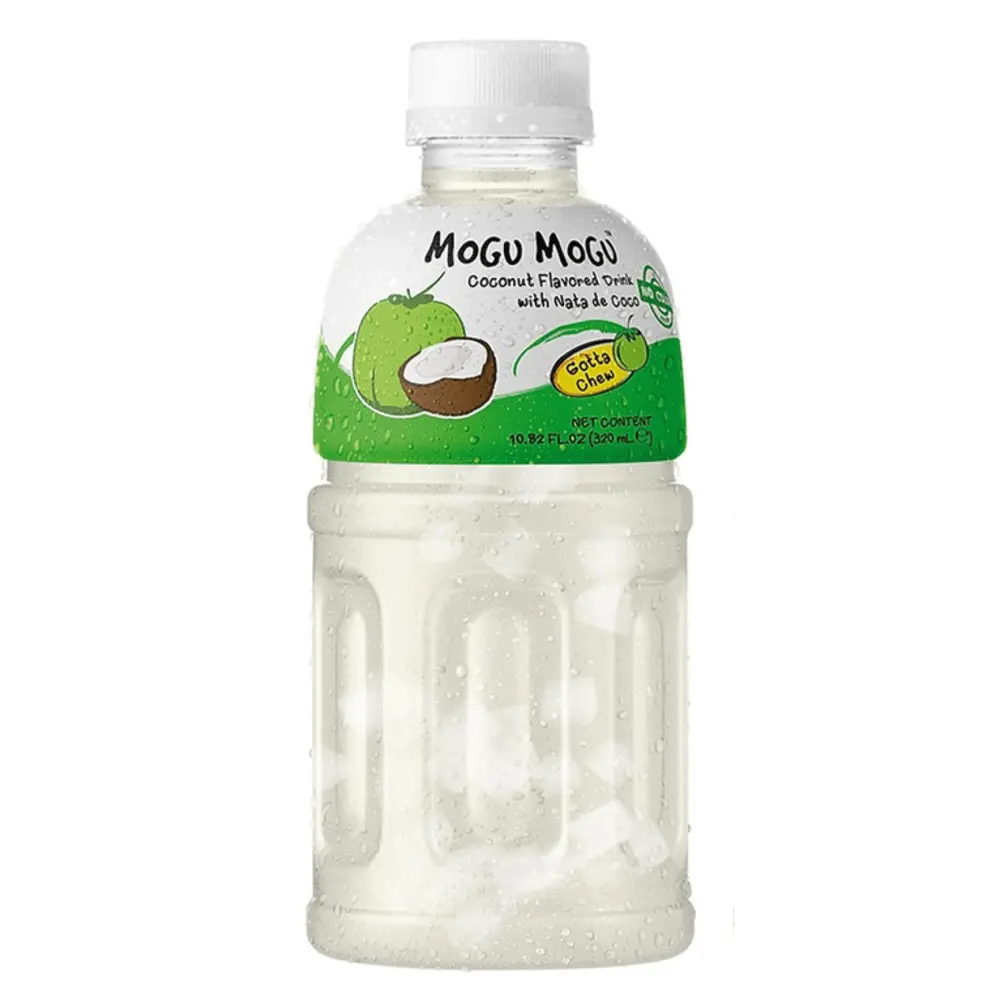 Nước Dừa Thạch Dừa, Mogu Mogu, Coconut Flavored Drink with Nata De Coco (320ml) - SAPPE
