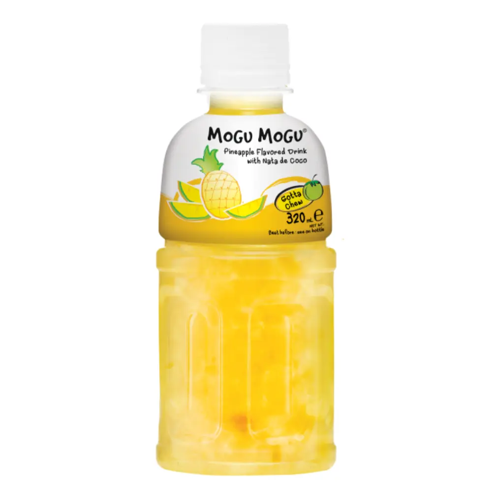 Nước Dứa Thạch Dừa, Mogu Mogu, Pineapple Flavored Drink with Nata de Coco, 10.82 fl oz (320ml) - SAPPE