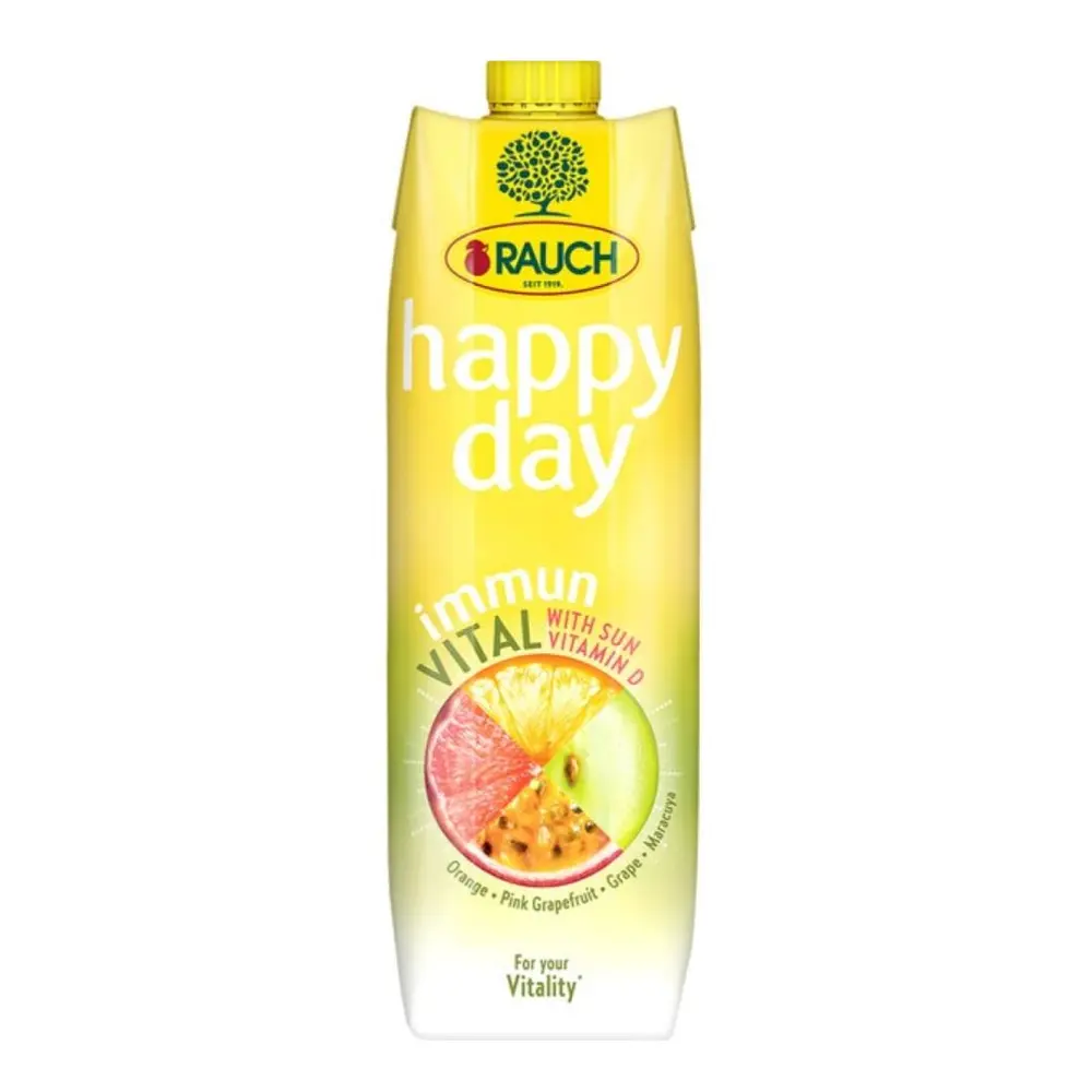 Nước Ép Trái Cây Hỗn Hợp Tăng Đề Kháng, Happy Day, Immun Vital Fruit Juice (1L) - RAUCH