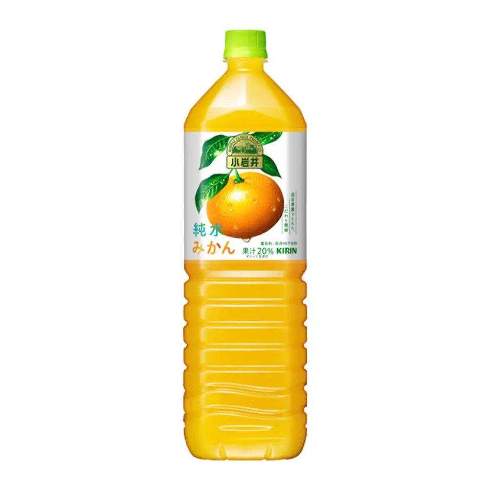 Nước Ép Quýt Nhật Bản Nguyên Chất, Koiwai Pure Mandarin Orange Juice (1.5L) - KIRIN