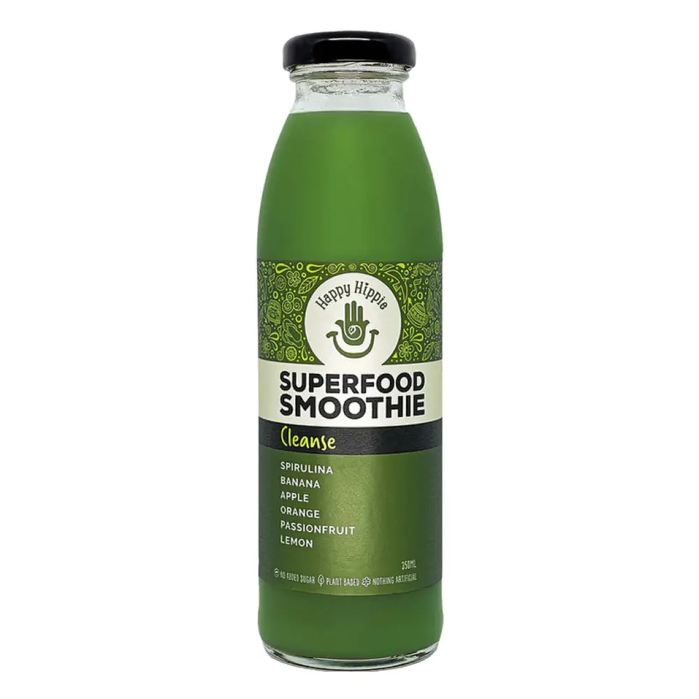Sinh Tố Hỗn Hợp Thanh Lọc Cơ Thể, Superfood Smoothie, Cleanse (350ml) - HAPPY HIPPIE