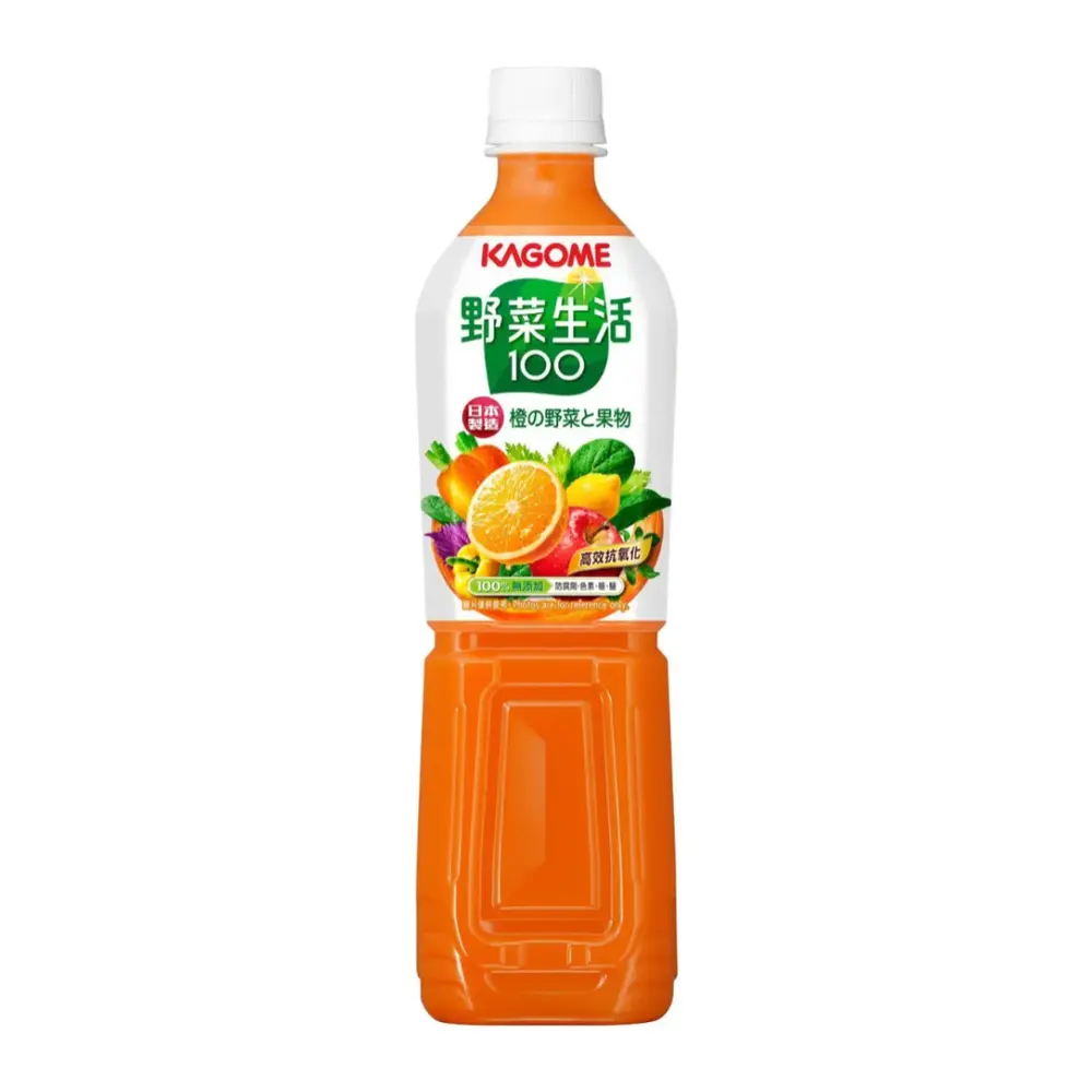 Nước Ép Rau Củ Quả Vị Cà Rốt & Cam, Vegetable Juice with Carrot & Orange, No Added Sugar (720ml) - KAGOME