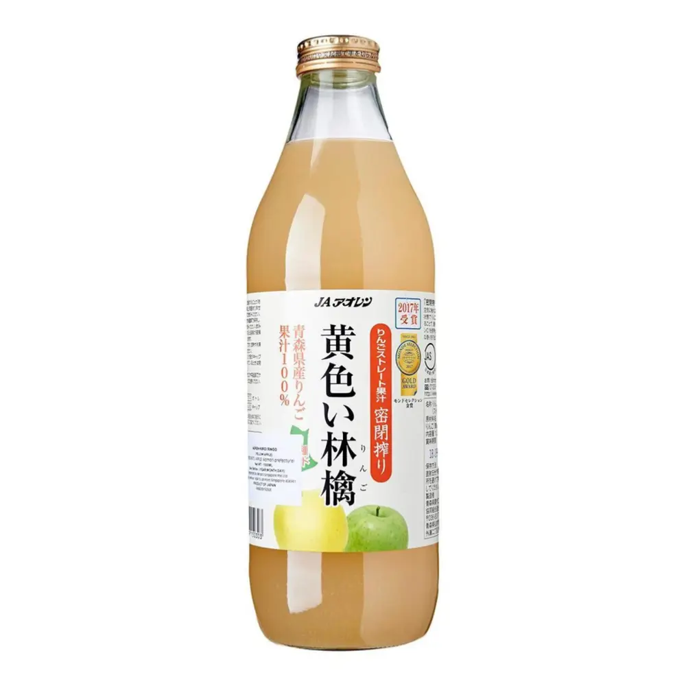 Nước Ép Táo Vàng, Kiiroi Ringo Yellow Apple Juice (1L) - JA AOREN