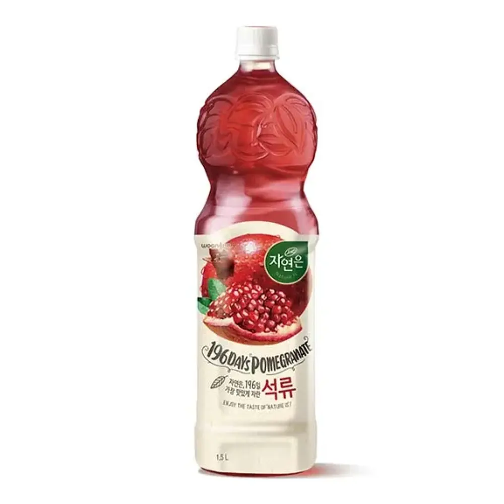Nước Ép Lựu, 196 Days Pomegranate Juice (1.5L) - WOONGJIN