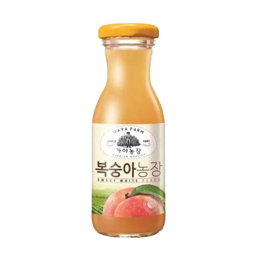 Nước Ép Đào Trắng, Sweet White Peach Juice (180ml) - GAYA FARM