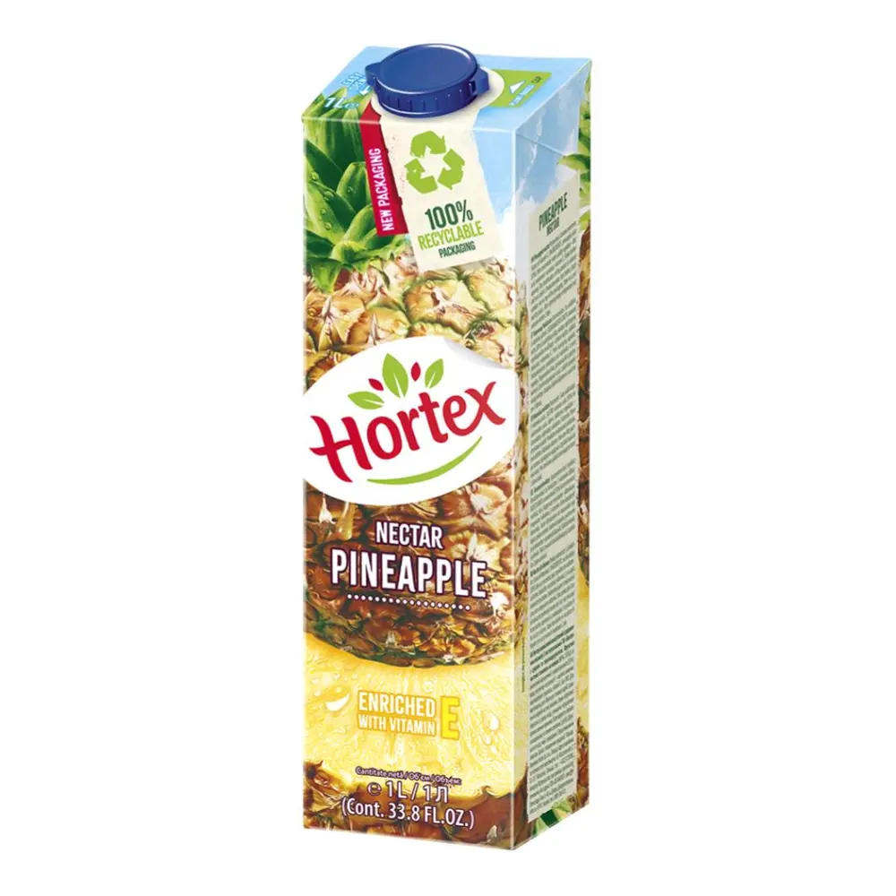 Nước Ép Dứa, Pineapple Nectar, 33.8 fl oz (1L) - HORTEX