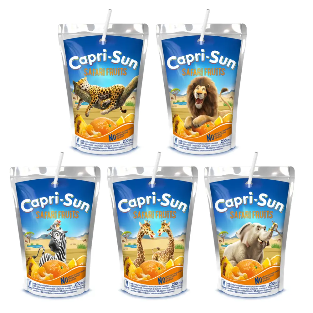 Nước Trái Cây Tổng Hợp, Safari Fruits Juice (200ml) - CAPRI-SUN