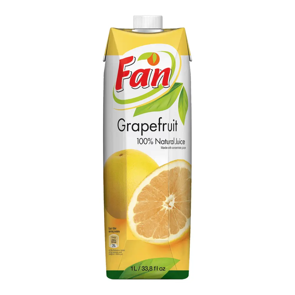 Nước Ép Bưởi, Grapefruit, 100% Natural Juice, 33.8 fl oz (1L) - FAN