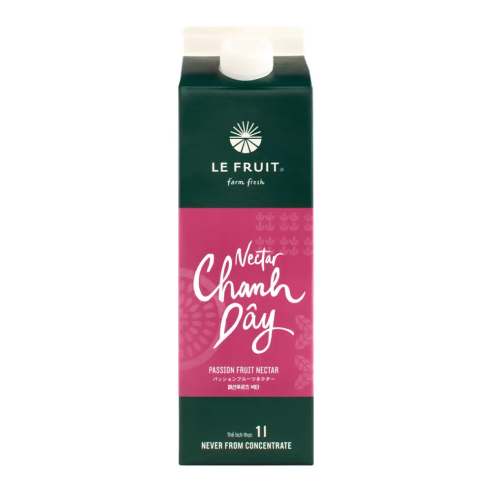 Nước Chanh Dây, Passion Fruit Nectar (1L) - LE FRUIT