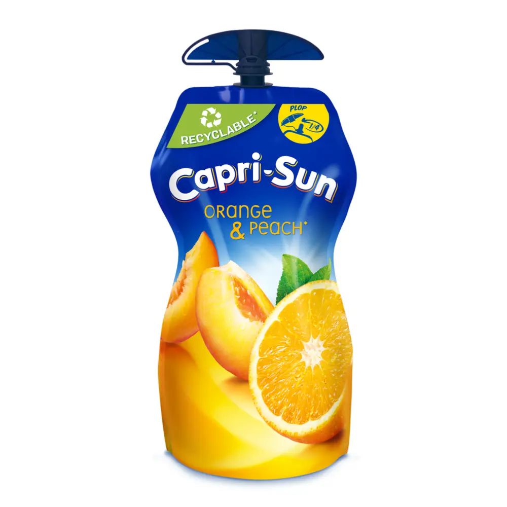 Nước Cam & Đào, Orange & Peach Juice (330ml) - CAPRI-SUN