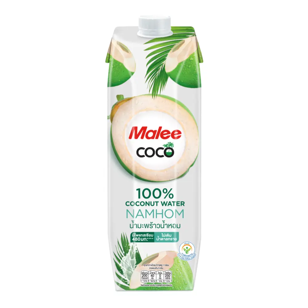 Nước Dừa, Coco, 100% Coconut Water Namhom (1L) - MALEE