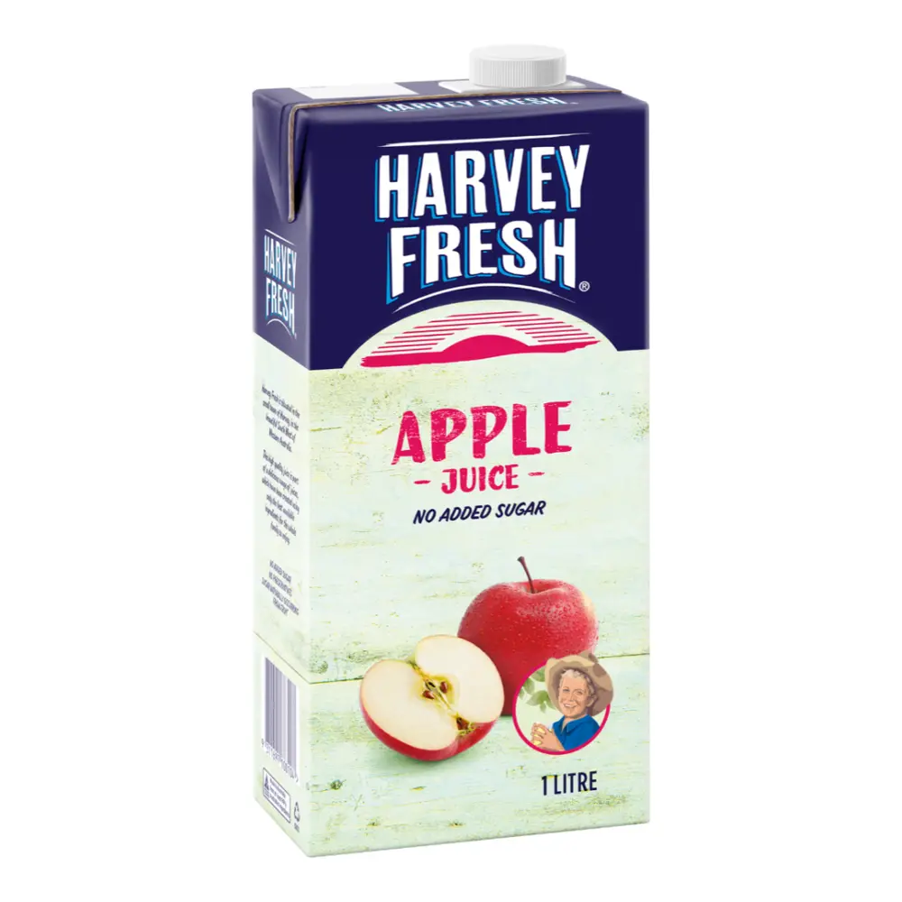 Nước Ép Táo, Apple Juice, No Added Sugar (1L) - HARVEY FRESH