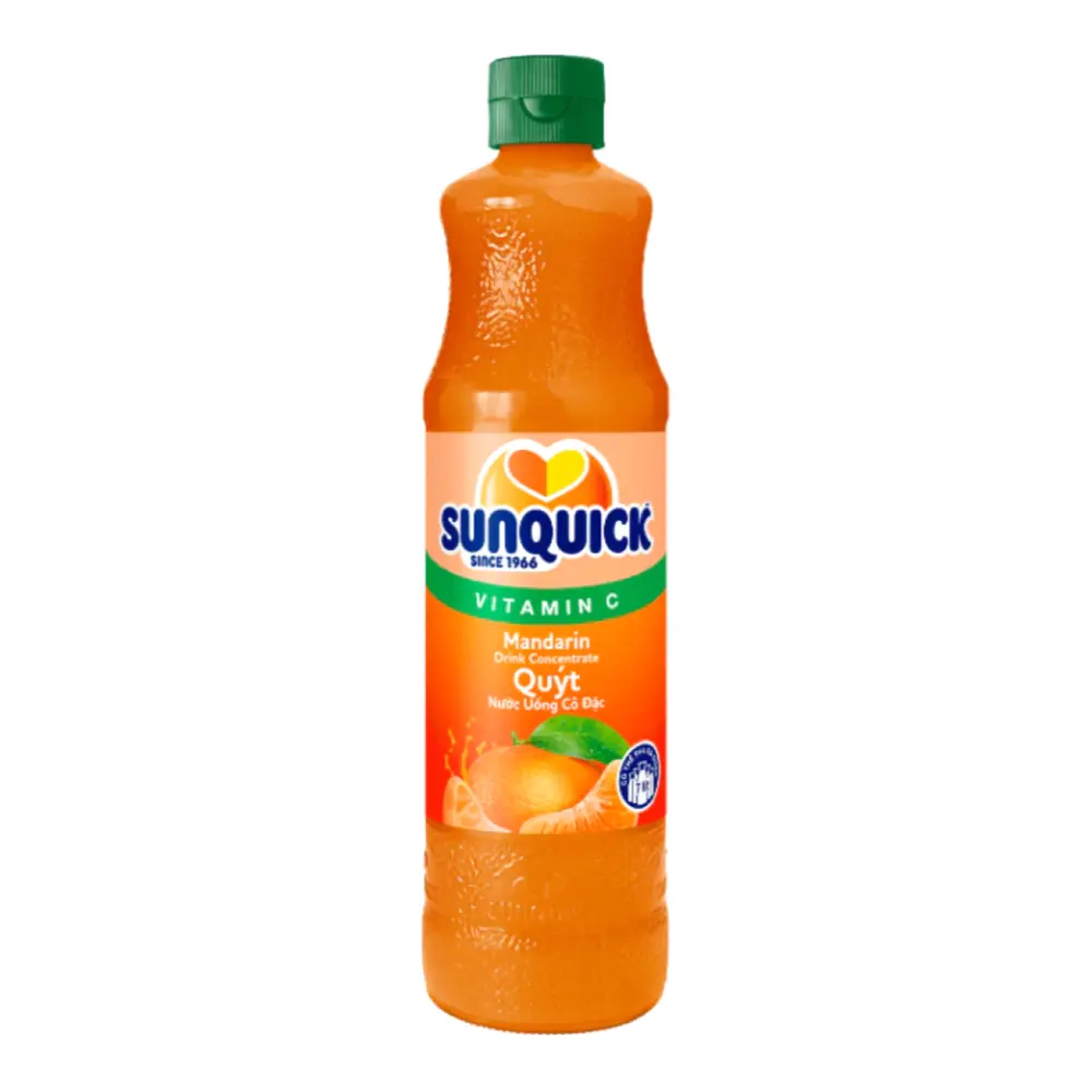 Quýt Nước Uống Cô Đặc, Vitamin C, Mandarin Drink Concentrate (700ml) - SUNQUICK