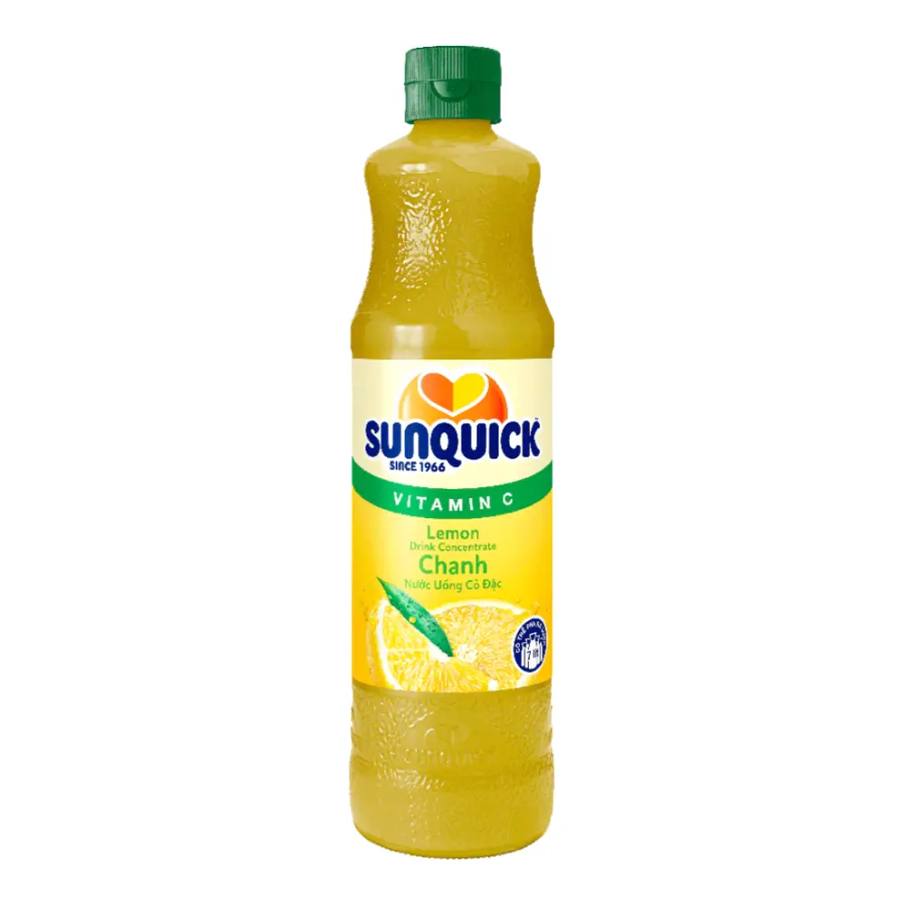 Chanh Nước Uống Cô Đặc, Vitamin C, Lemon Drink Concentrate (700ml) - SUNQUICK