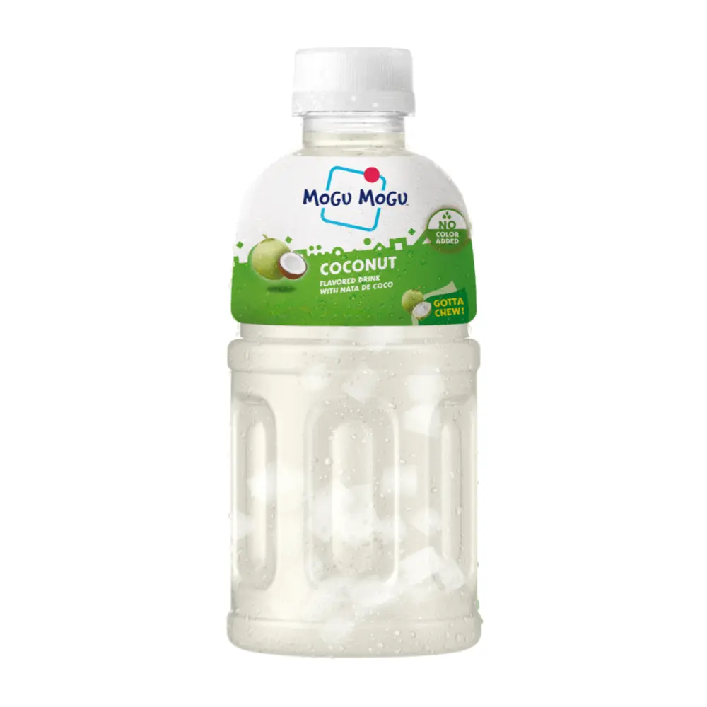 Nước Dừa Thạch Dừa, Mogu Mogu, Coconut Flavored Drink with Nata De Coco, 7.44 fl oz (220ml) - SAPPE