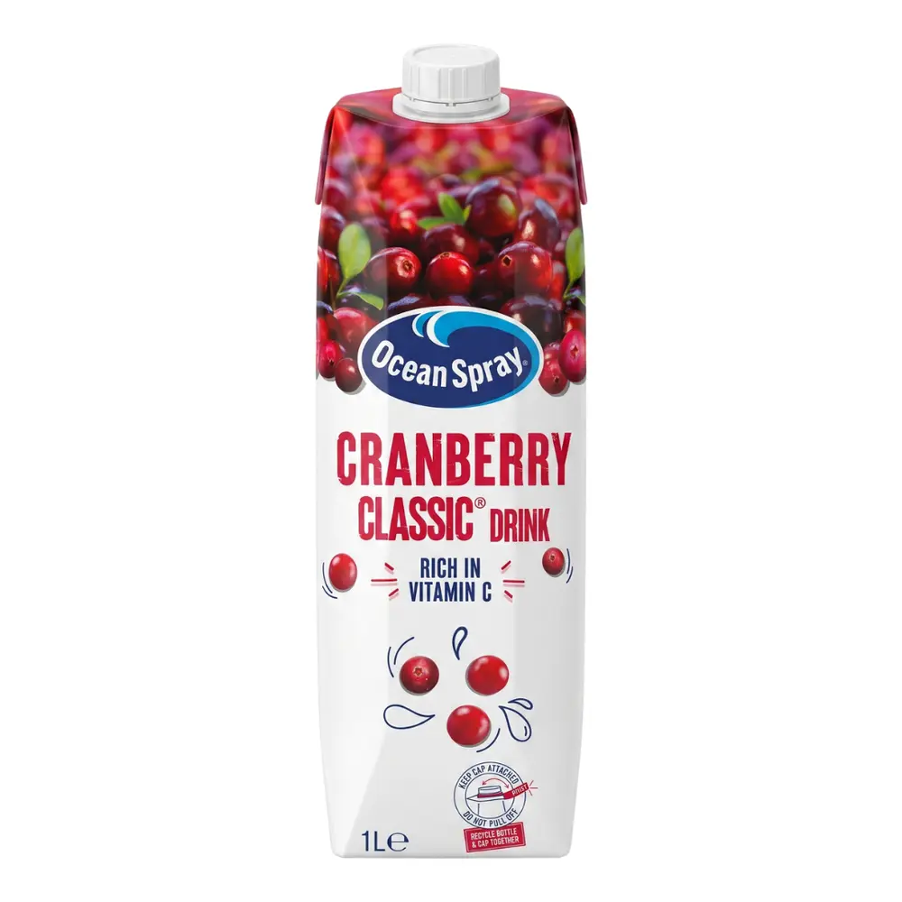 Nước Ép Nam Việt Quất, Cranberry Classic Drink (1L) - OCEAN SPRAY