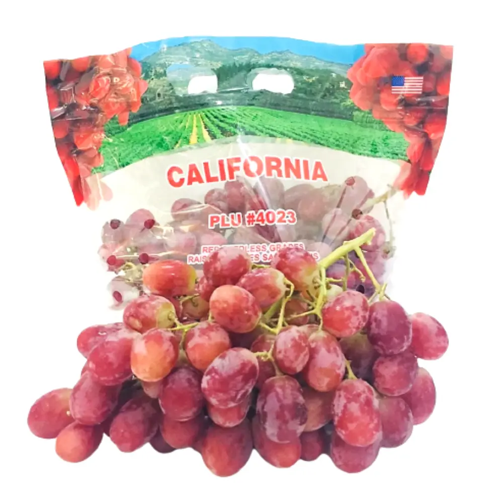 Nho Đỏ Không Hạt Mỹ - Scarlet Royal - California Red Seedless Grapes - SUNVIEW