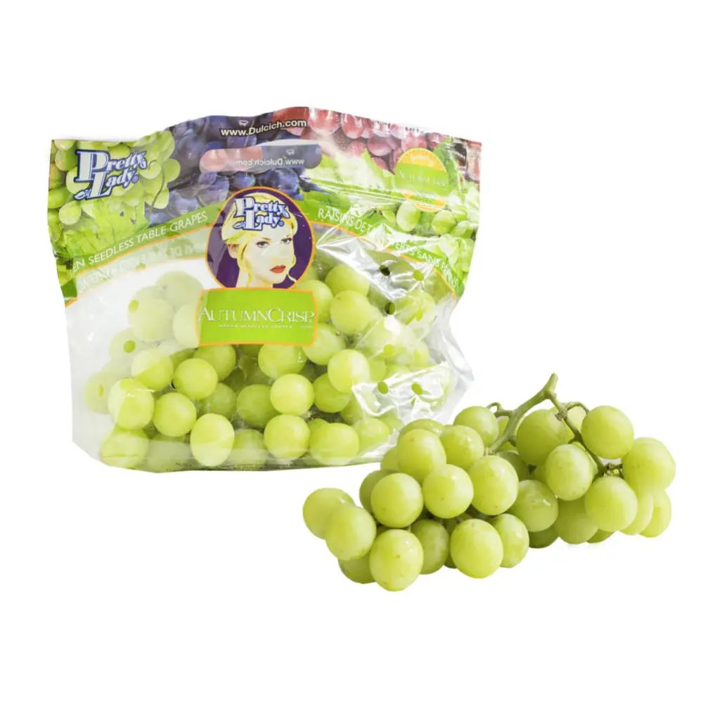 Nho Xanh Không Hạt Mỹ - AutumnCrisp - Green Seedless Table Grapes - PRETTY LADY