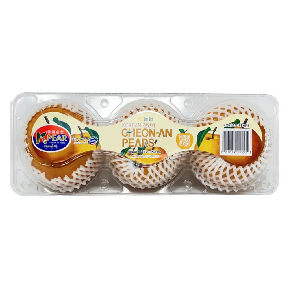 Lê Hàn Quốc - Korean Pears - 3 Trái (1.3kg) - K-PEAR