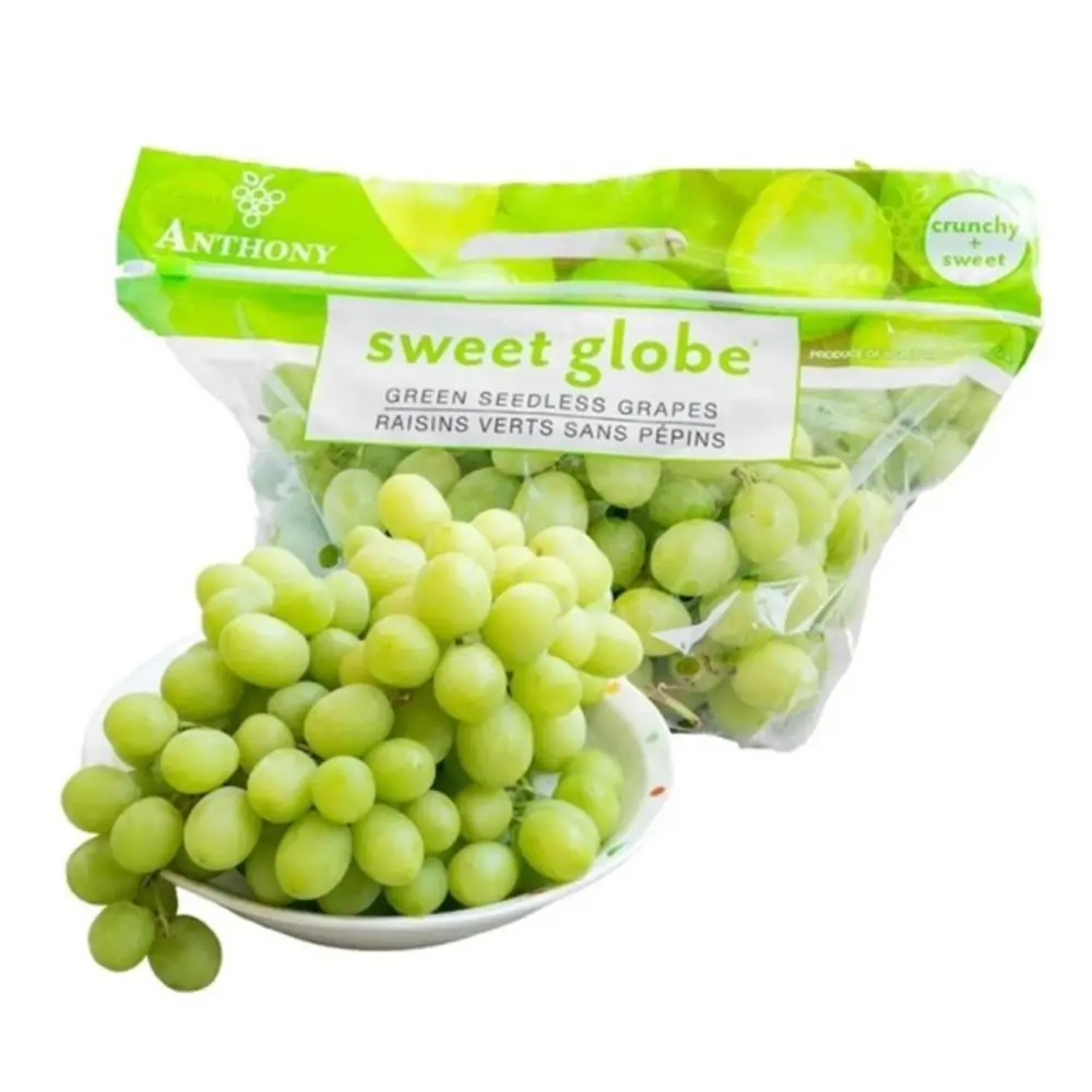 Nho Xanh Không Hạt Mỹ - Sweet Globe - US Green Seedless Table Grapes - ANTHONY