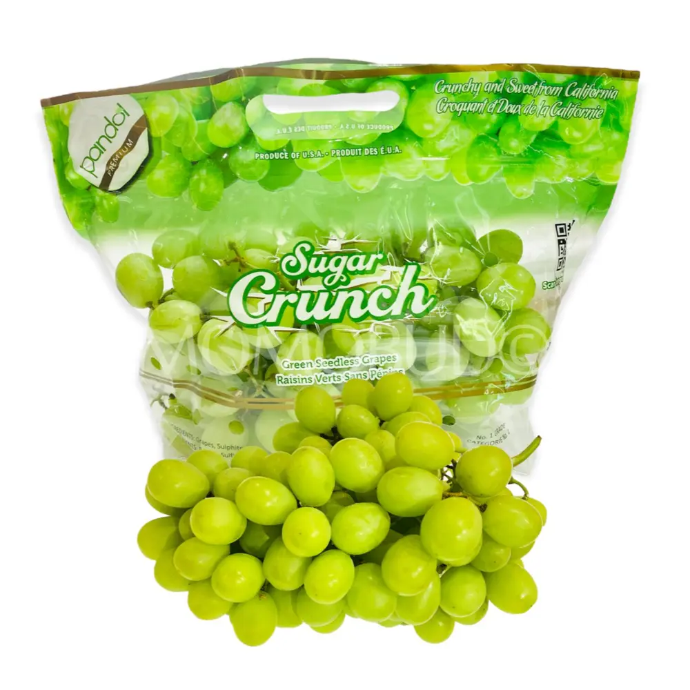 Nho Xanh Không Hạt Mỹ - Sugar Crunch - Green Seedless Grapes - PANDOL