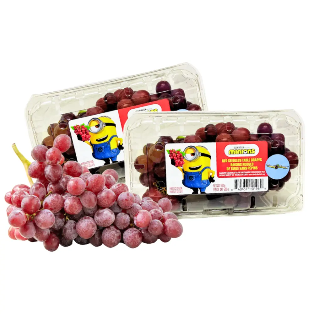 Nho Đỏ Kẹo Mỹ Minions - Candy Snaps - Red Seedless Table Grapes (500g) - DAYKA & HACKETT