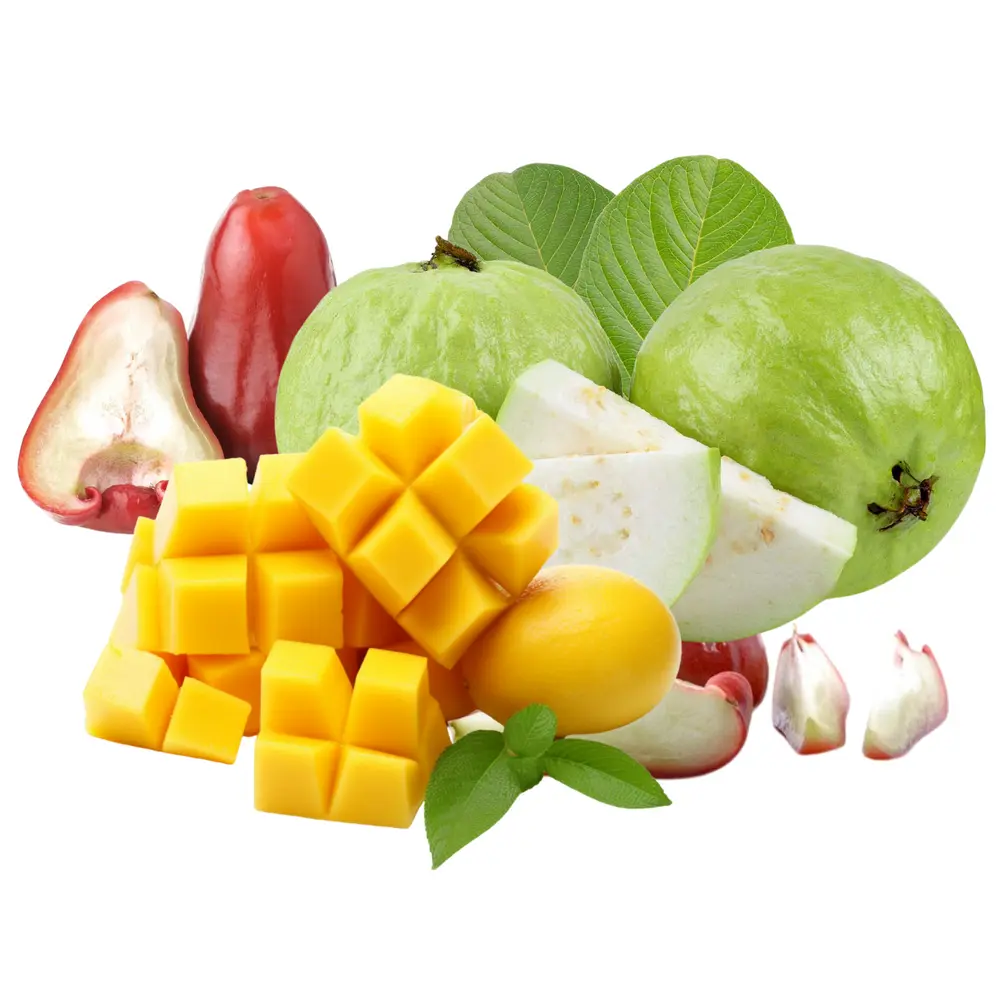Xoài Ổi & Mận Cắt Sẵn - Fresh Cut Mango Guava & Rose Apple - OCOP