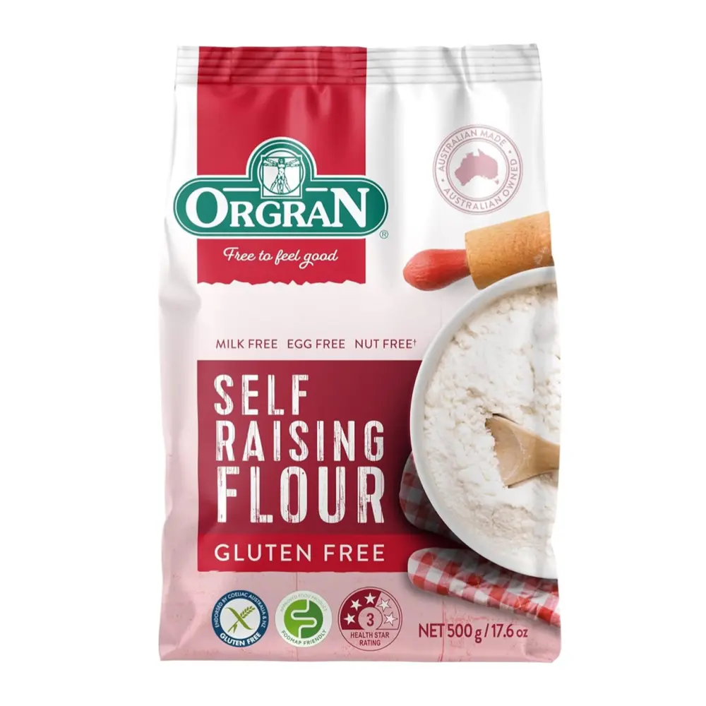 Bột Nổi Làm Bánh, Self Raising Flour, 17.5 oz (500g) - ORGRAN