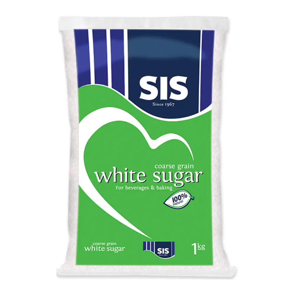 Đường Trắng Hạt, Coarse Grain White Sugar, 100% Natural (1kg) - SIS