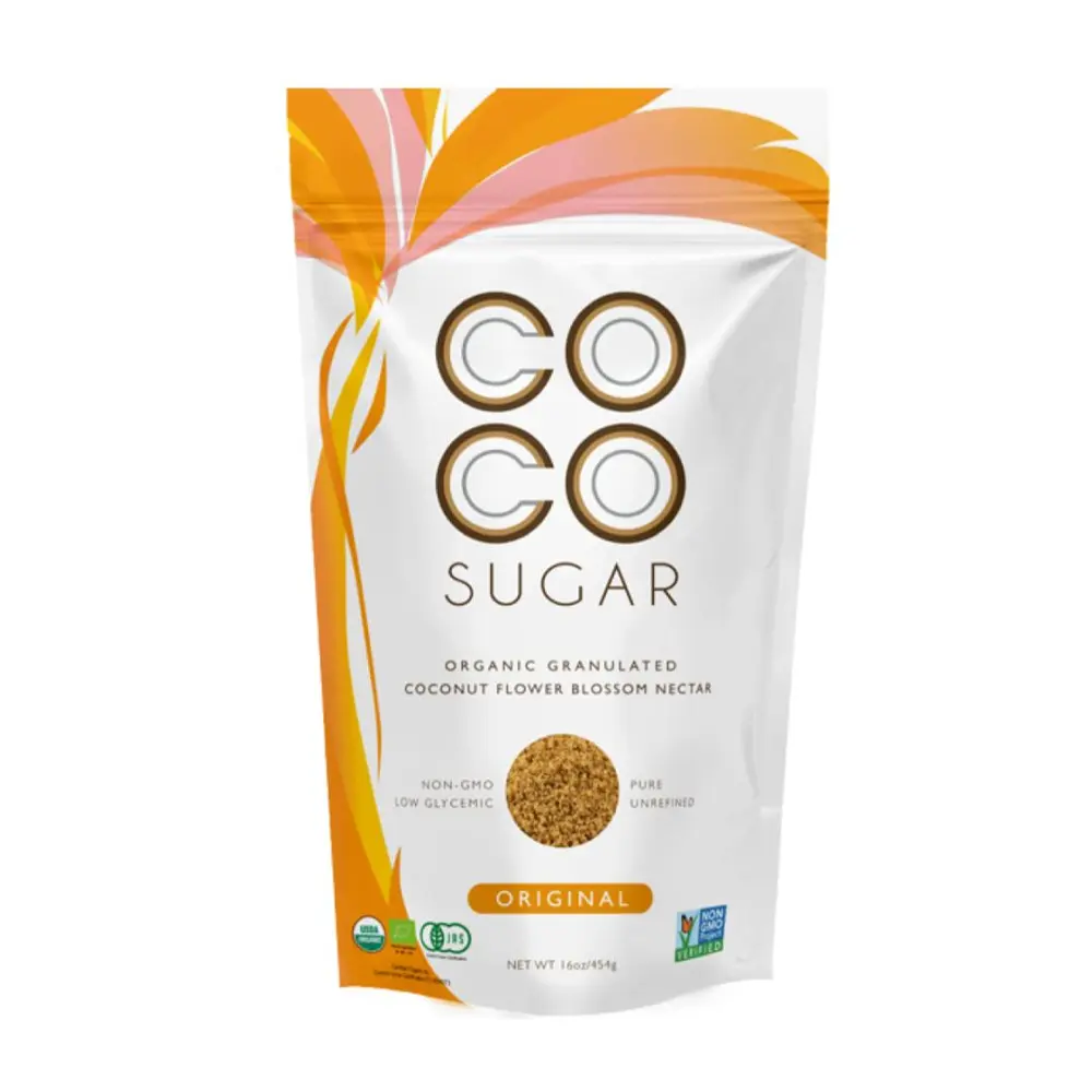 Đường Mật Hoa Dừa Hữu Cơ, Organic Ganulated Coconut Flower Blossom Nectar, 16 oz (454g) - COCO SUGAR