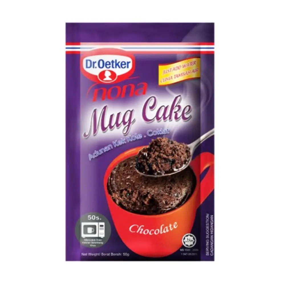 Bột Làm Bánh Cà Phê, Mug Cake, Mocha, 1.7 oz (50g) - DR. OETKER
