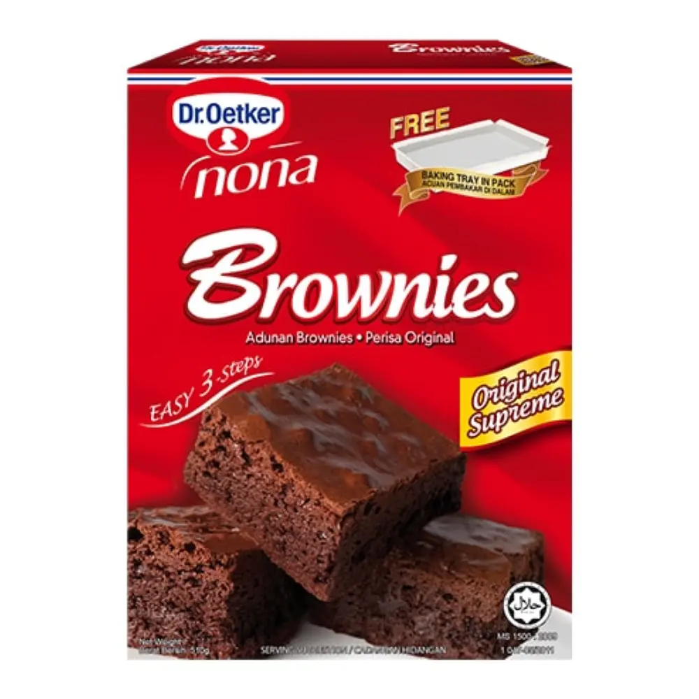 Bột Làm Bánh Brownie, Brownies, Original Supreme, 17.9 oz (510g) - DR. OETKER
