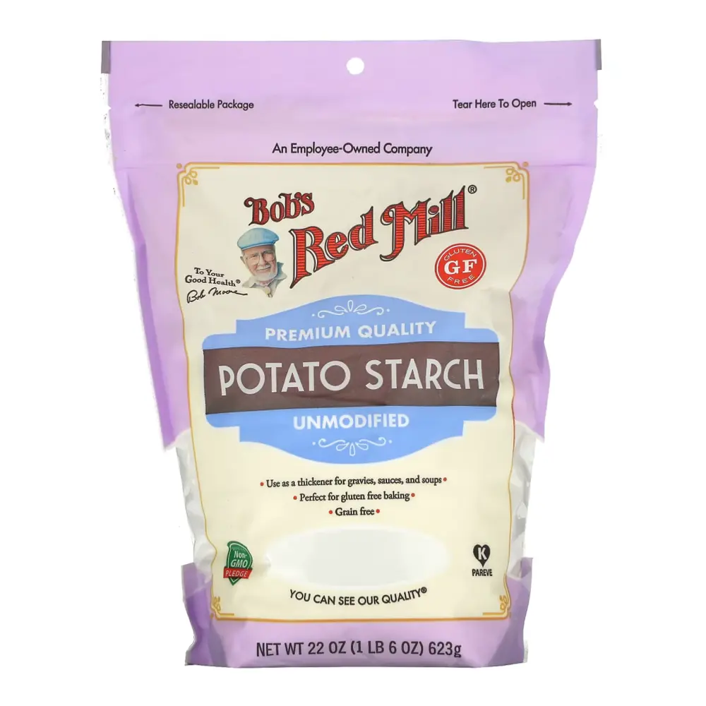 Tinh Bột Khoai Tây, Premium Quality Potato Starch, Unmodified, 22 oz (623g) - BOB'S RED MILL