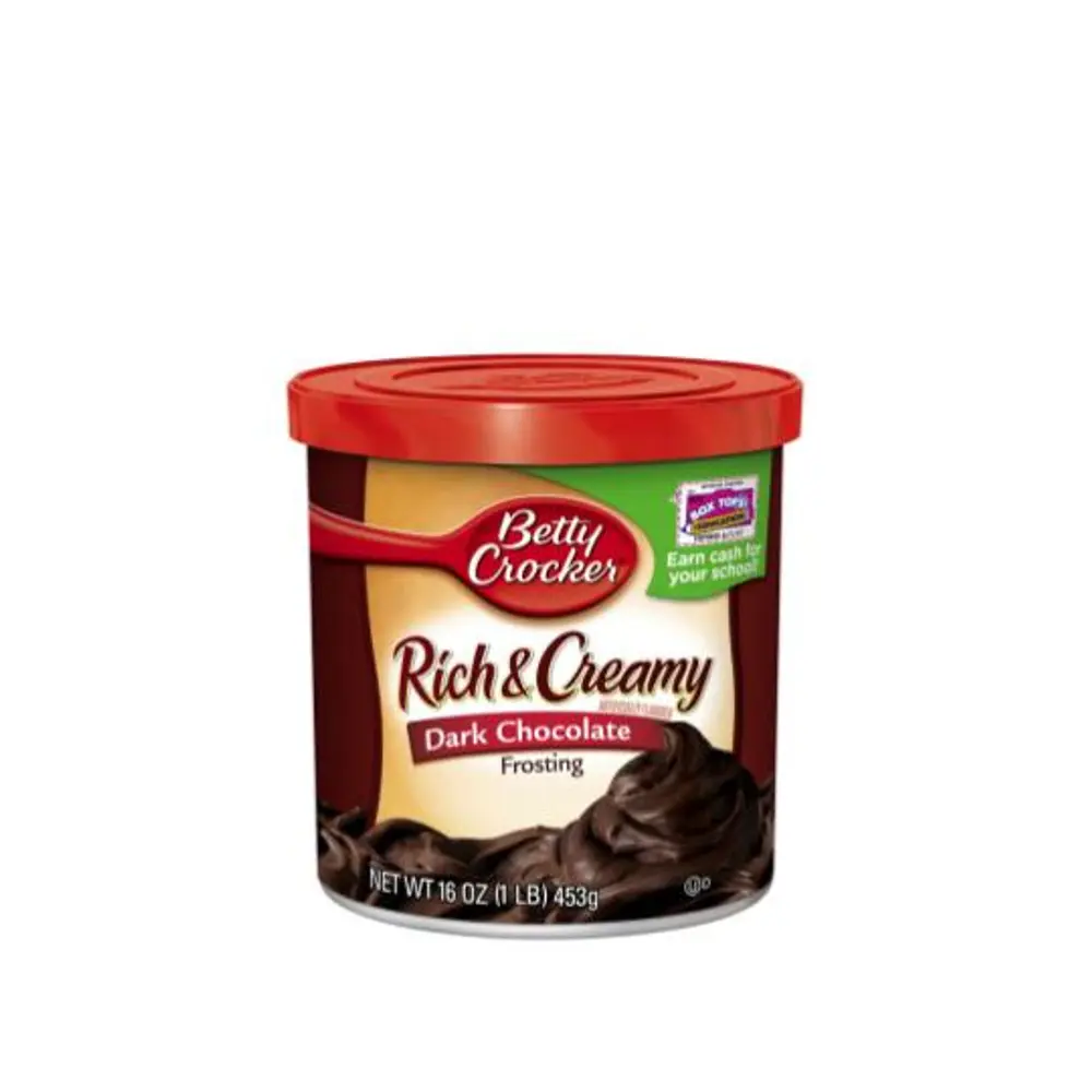 Kem Đường Phủ Bánh Hương Socola Đắng, Rich & Creamy Frosting, Dark Chocolate, 16 oz (453g) - BETTY CROCKER