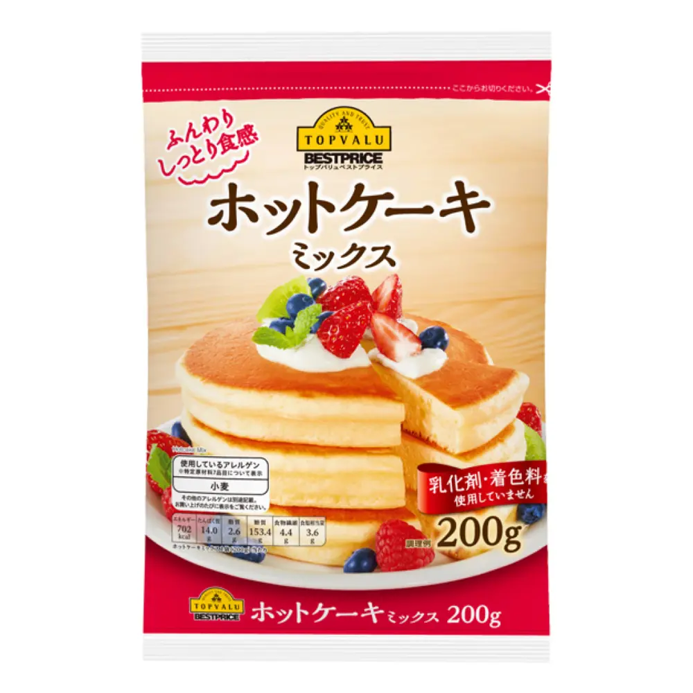 Bột Làm Bánh Pancake Nhật Bản, Hotcake Mix (200g) - TOPVALU