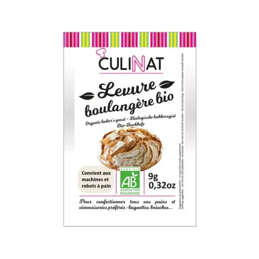 Men Làm Bánh Hữu Cơ, Levure Boulangere, Gluten-Free Yeast (9g) - CULINAT