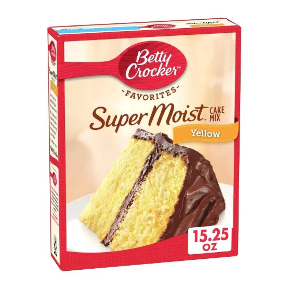 Bột Làm Bánh Bông Lan Vàng, Super Moist Cake Mix, Yellow, 15.25 oz (432g) - BETTY CROCKER