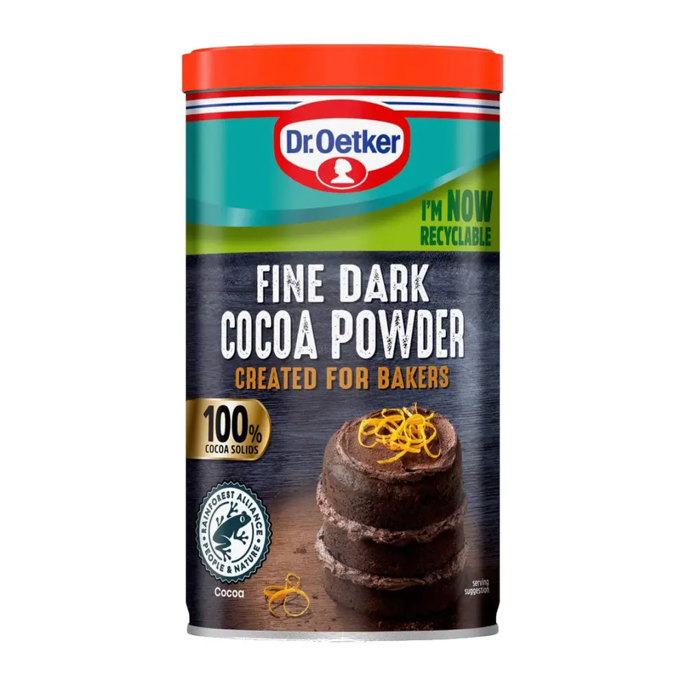 Bột Cacao Làm Bánh, Fine Dark Cocoa Powder, Created for Bakers (190g) - DR. OETKER